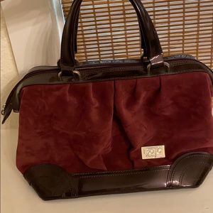 Beijo maroon purse